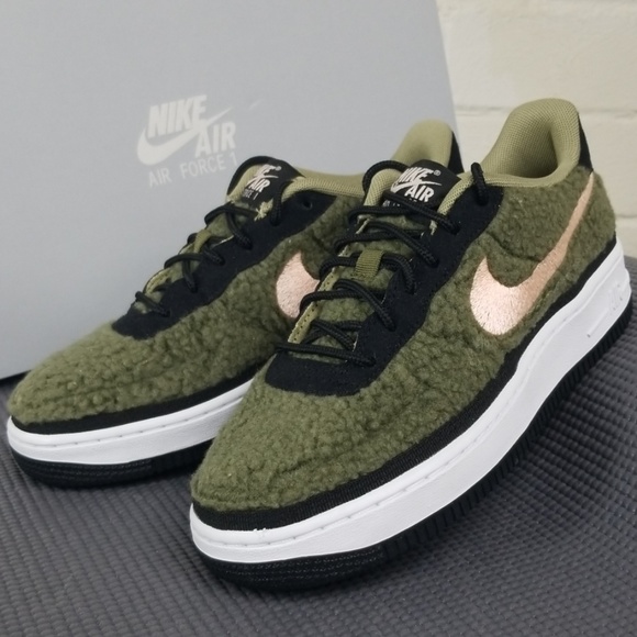 Nike Shoes - Nike Air Force 1 Shearling QS (GS) Youth/Womens